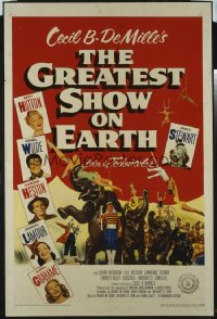 GREATEST SHOW ON EARTH ('52) 1sheet