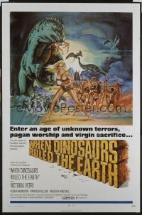 WHEN DINOSAURS RULED THE EARTH 1sheet