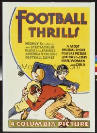 179 FOOTBALL THRILLS 1sheet 1931