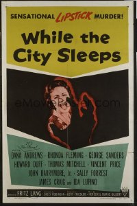 WHILE THE CITY SLEEPS ('56) 1sheet