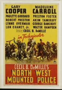 NORTH WEST MOUNTED POLICE 1sheet