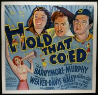 353 HOLD THAT CO-ED six-sheet 1938