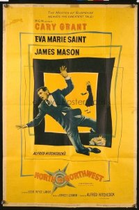 v041 NORTH BY NORTHWEST  40x60 '59 Cary Grant, Hitchcock