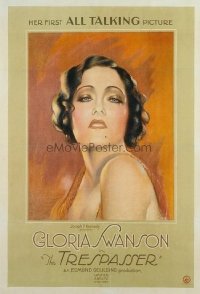 v480 TRESPASSER ('29) linen 1sh '29 seductive Gloria Swanson!
