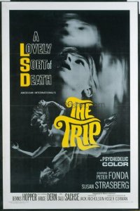 VHP7 485 TRIP one-sheet movie poster '68 Peter Fonda, LSD, Susan Strasberg!