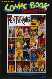 VHP7 578 COMIC BOOK CONFIDENTIAL one-sheet movie poster '88 comic artists' art