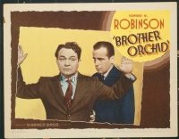 2123 BROTHER ORCHID lobby card '40 best Bogart & Robinson image!