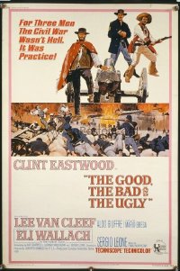 v134 GOOD, THE BAD & THE UGLY  40x60 '68 Clint Eastwood
