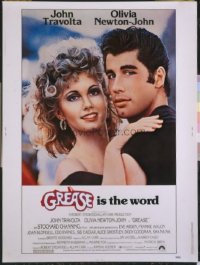 #399 GREASE 30x40 movie poster '78 John Travolta, Olivia Newton-John!