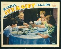 #180 IT'S A GIFT lobby card '34 W.C. Fields fighting with kids!!