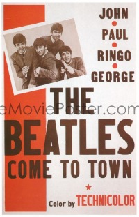340 BEATLES COME TO TOWN 1sheet