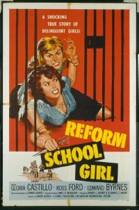 v284 REFORM SCHOOL GIRL  1sh '57 classic AIP image!
