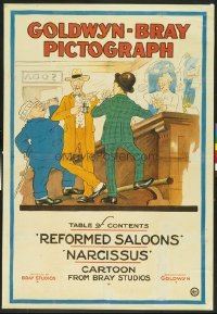 086 REFORMED SALOONS/NARCISSUS paperbacked 1sheet