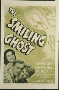 1598 SMILING GHOST one-sheet movie poster '41 Wayne Morris, Marshall