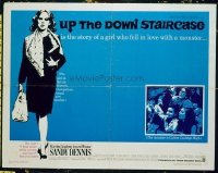 3421 UP THE DOWN STAIRCASE half-sheet movie poster '67 Sandy Dennis