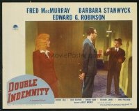 VHP7 062 DOUBLE INDEMNITY lobby card #7 '44 great shot of all stars!