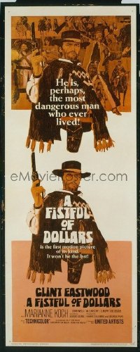 #253 FISTFUL OF DOLLARS insert 1967 Eastwood