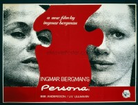 VHP7 463 PERSONA British quad movie poster '67 Ingmar Bergman, Ullmann