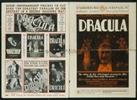 203 DRACULA ('31) pressbook plus ad supplement