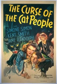 097 CURSE OF THE CAT PEOPLE linen 1sheet
