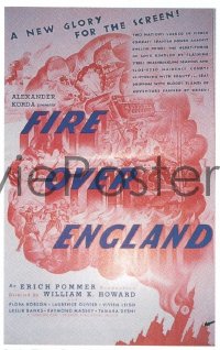 246 FIRE OVER ENGLAND includes the herald pressbook