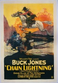 #236 CHAIN LIGHTNING 1sh27 Buck Jones,western