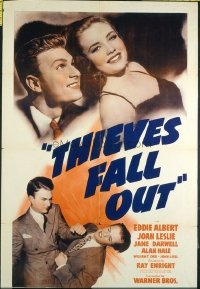 1608 THIEVES FALL OUT one-sheet movie poster '41 Eddie Albert, Joan Leslie
