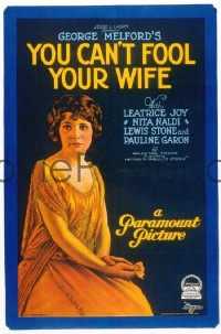 119 YOU CAN'T FOOL YOUR WIFE ('23) linen 1sheet