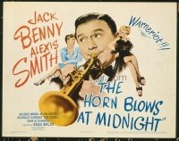 1213 HORN BLOWS AT MIDNIGHT title lobby card '45 Jack Benny, A. Smith
