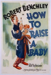 549 HOW TO RAISE A BABY linen 1sheet