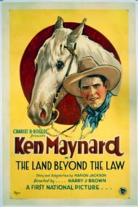 #238 LAND BEYOND THE LAW 1sheet27 Ken Maynard