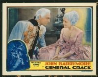 2151 GENERAL CRACK lobby card '30 John Barrymore close up!
