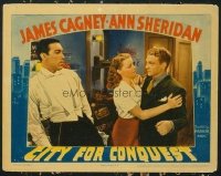 2131 CITY FOR CONQUEST lobby card '40 James Cagney, Sheridan