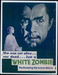 #069 WHITE ZOMBIE herald 1932 Bela Lugosi