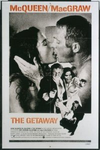 VHP7 518 GETAWAY int'l style one-sheet movie poster '72 S. McQueen, Ali McGraw
