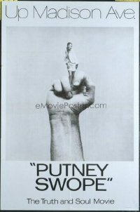 #365 PUTNEY SWOPE one-sheet movie poster '69 Robert Downey Sr. cult fav!!