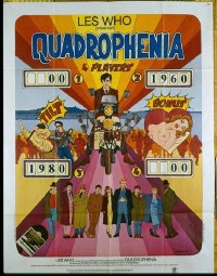 #406 QUADROPHENIA French one-panel movie poster '79 The Who, rock 'n' roll!!
