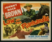 t088 LAW OF THE PANHANDLE 8 movie lobby cards '50 Johnny Mack Brown