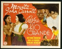 t149 ROSE OF THE RIO GRANDE half-sheet movie poster '38 Carroll, Movita