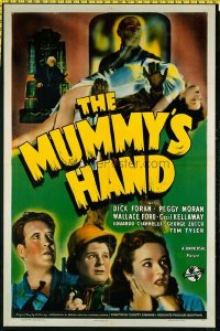 #079 MUMMY'S HAND one-sheet movie poster '40 Universal Egyptian horror!!