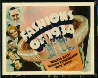 1171 FASHIONS OF 1934 title lobby card '34 Bette Davis, William Powell