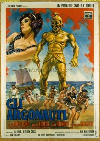 #347 JASON & THE ARGONAUTS Italian one-panel movie poster '63 Harryhausen!