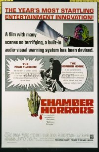 1520 CHAMBER OF HORRORS one-sheet movie poster '66 fear flasher!