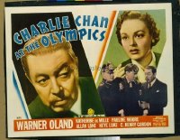 v061 CHARLIE CHAN AT THE OLYMPICS  1/2sh '37 Warner Oland