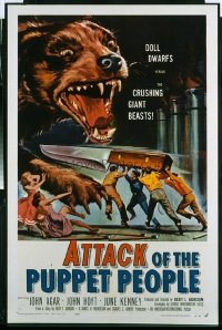 348 ATTACK OF THE PUPPET PEOPLE 1sheet