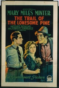 VHP7 003 TRAIL OF THE LONESOME PINE one-sheet movie poster '23 Mary M. Minter