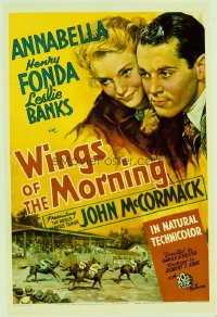 079 WINGS OF THE MORNING ('37) linen 1sheet
