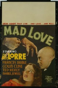 #071 MAD LOVE WC 1935 Peter Lorre classic!