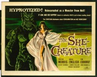 VHP7 392 SHE-CREATURE half-sheet movie poster '56 it can and did happen!