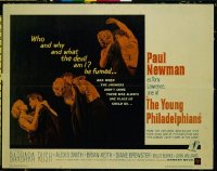 3423 YOUNG PHILADELPHIANS half-sheet movie poster '59 Paul Newman, Keith